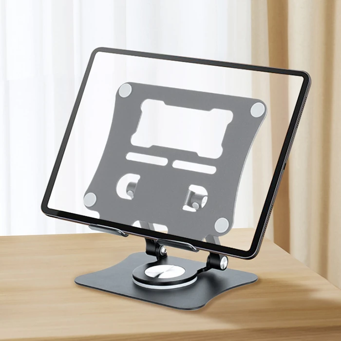 ALLY G68 360° Dönebilen Metal Masaüstü Laptop Standı-(5775) - Siyah