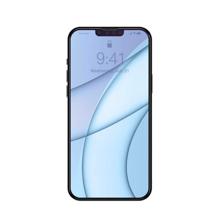 Baseus iPhone 13 Mini 0.3mm Göz Korumalı Full Cam Ekran Koruyucu 2 Adet Set-(5775) - Şeffaf 2