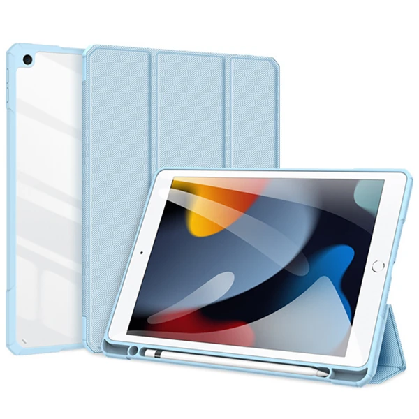 Dux Ducis iPad 7-8 -9 10.2 (201920202021) Kılıf Kalem Bölmeli Toby Series-(5775) - Siyah