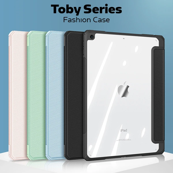 Dux Ducis iPad 7-8 -9 10.2 (201920202021) Kılıf Kalem Bölmeli Toby Series-(5775) - Siyah