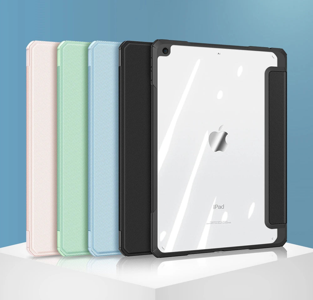 Dux Ducis iPad 7-8 -9 10.2 (201920202021) Kılıf Kalem Bölmeli Toby Series-(5775) - Siyah