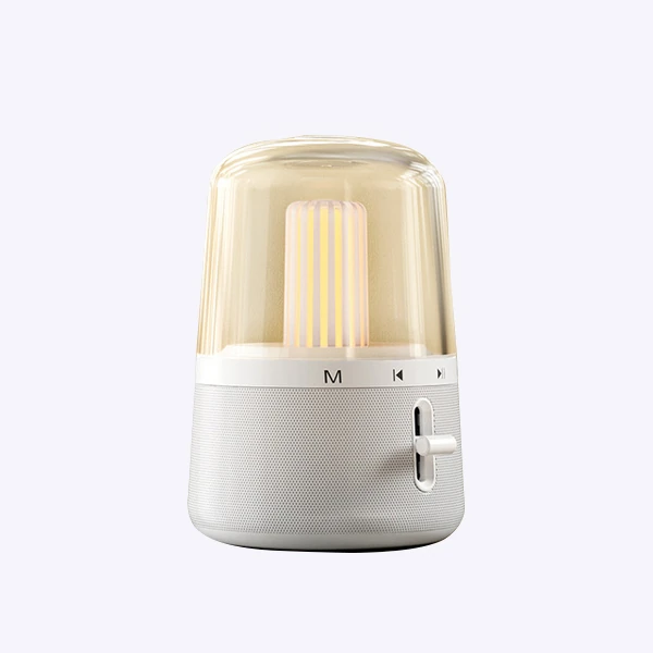 ALLY BS585 Masaüstü Gece Lambası Bluetooth Hoparlör-(5775) - Siyah