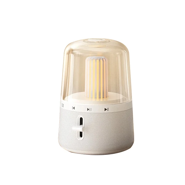 ALLY BS585 Masaüstü Gece Lambası Bluetooth Hoparlör-(5775) - Siyah