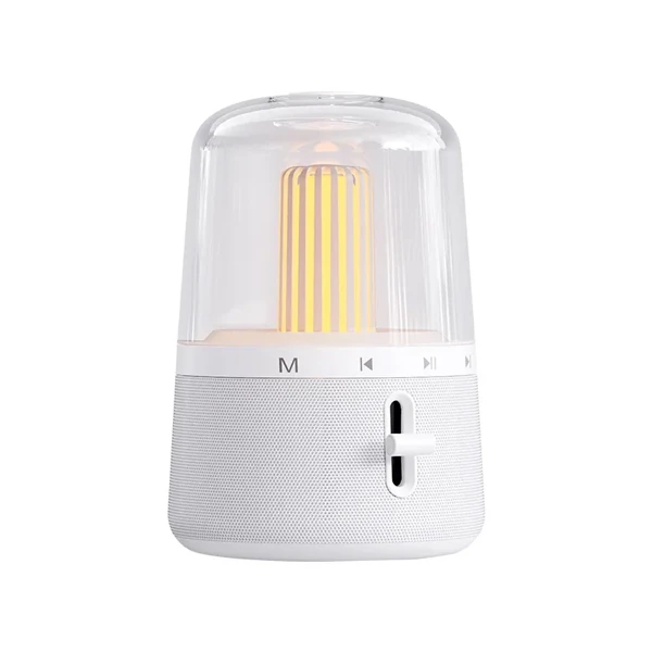 ALLY BS585 Masaüstü Gece Lambası Bluetooth Hoparlör-(5775) - Siyah