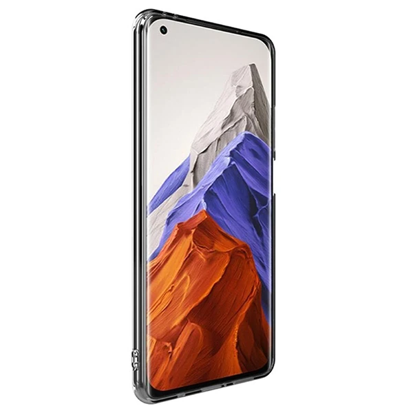 GOR Xiaomi Mi 11 Pro Kılıf Kamera Korumalı Şeffaf Silikon Kılıf-(5775) - Şeffaf 2