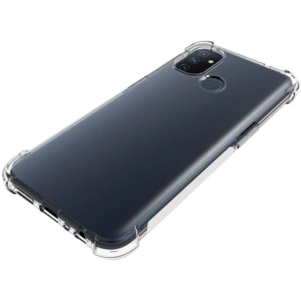 OnePlus Nord N100 Anti-Drop Silikon Kılıf Kamera Korumalı Şeffaf Silikon Kılıf-(5775) - Şeffaf 2