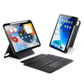 Dux Ducis iPad 10(2022) DK Series Kablosuz Bluetooth Klavye Touchpad Kılıf-(5775) - Siyah