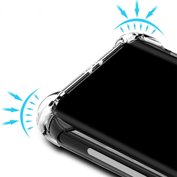 Xiaomi Mi Note 10/CC9 Pro Anti-Drop Darbe Emici Silikon Kılıf-(5775) - Şeffaf 2