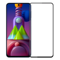 ALLY SM Galaxy M51 Full Glue Tempered Full Cam Ekran Koruyucu-(5775) - Siyah