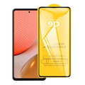 SM Galaxy A72 9D Full Glue Tempered Cam Ekran Koruyucu-(5775) - Siyah