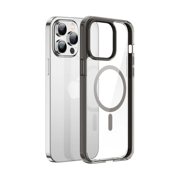 Dux Ducis Clin Mag Series iPhone 14 Pro 6.1 Magsafe Uyumlu Manyetik Silikon Kılıf-(5775) - Şeffaf 2