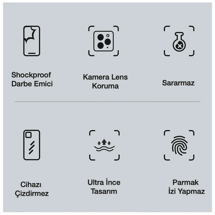 iPhone 12 Pro Max 6.7inç Gold Çerçeve Kamera Korumalı Bumper Kılıf-(5775) - Yeşil