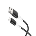 HOCO X82 Micro USB to USB 2.4A Silikon Data ve Şarj Kablosu-(5775) - Siyah