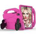 Ally Galaxy Tab S6 Lite P610- P615 Tab 7 10.4 T500-T505 Kılıf Eva Çocuk Shockproof Standlı Taşınabi-(5775) - Fuşya