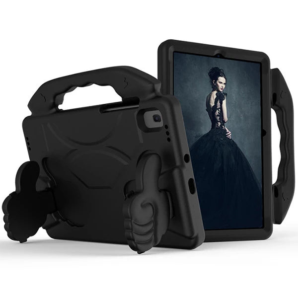Ally Galaxy Tab S6 Lite P610- P615 Tab 7 10.4 T500-T505 Kılıf Eva Çocuk Shockproof Standlı Taşınabi-(5775) - Fuşya