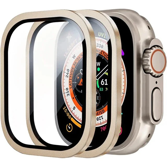 Ally Apple Watch Ultra 49MM Ekran Koruyucu-(5775) - Gümüş