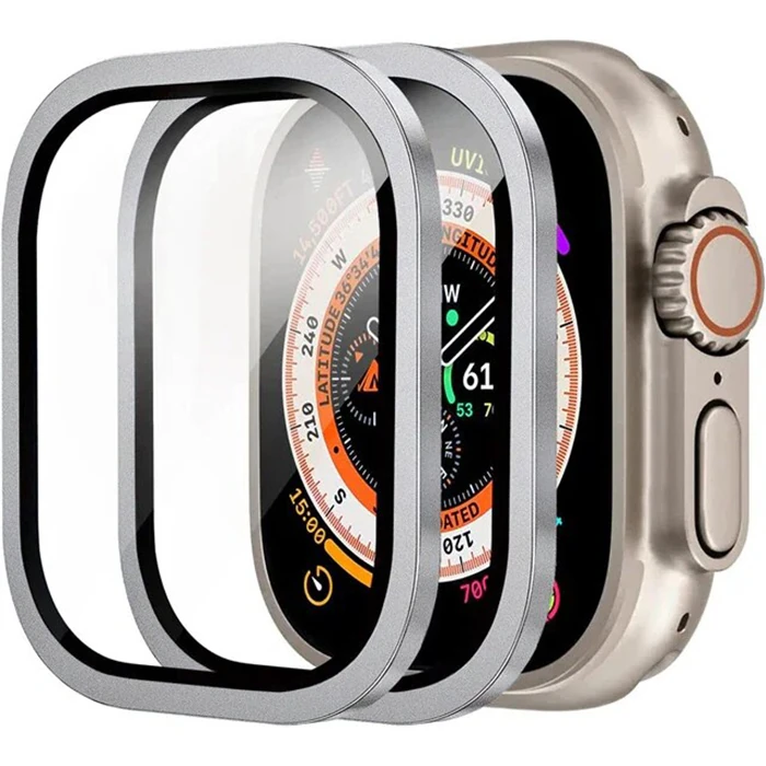 Ally Apple Watch Ultra 49MM Ekran Koruyucu-(5775) - Gold