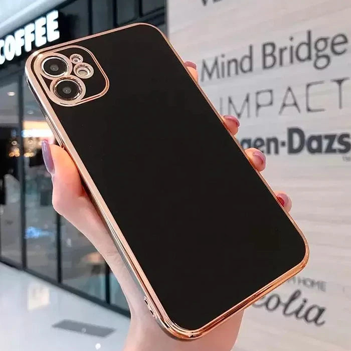 Ally iPhone 12 6.1inç Kılıf Kalp Bileklik Tutuculu Lüx Silikon Askılı Kılıf-(5775) - Siyah
