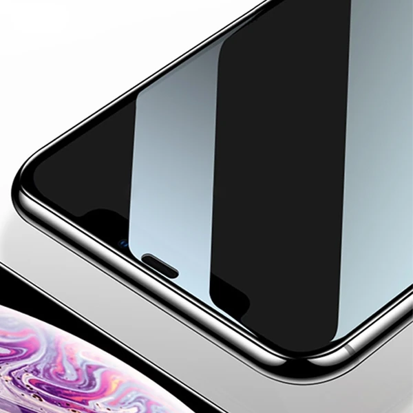 iPhone 12 Pro Max 6.7 3D Full High Aluminum Tempered Cam Ekran Koruyucu-(5775) - Siyah