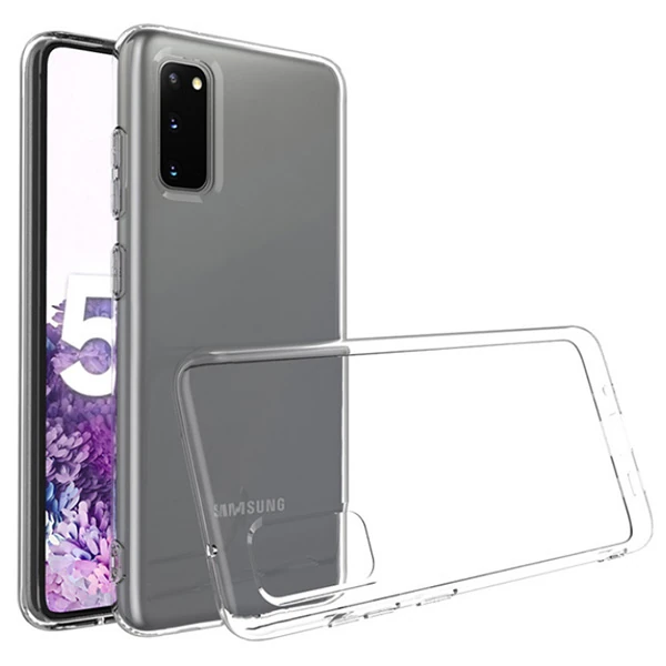 SM Galaxy S20/ S2 Lite 2.0mm Şeffaf Silikon kılıf Shockproof kılıf -> ŞEFFAF-(5775) - Şeffaf 2