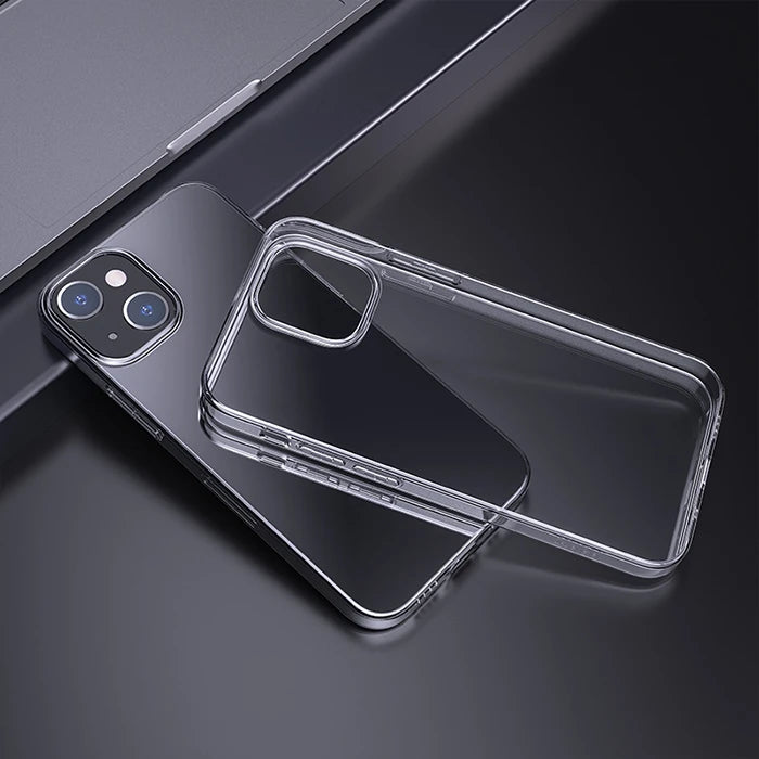 HOCO Light Series TPU iPhone 15 Plus Şeffaf Kılıf-(5775) - Siyah