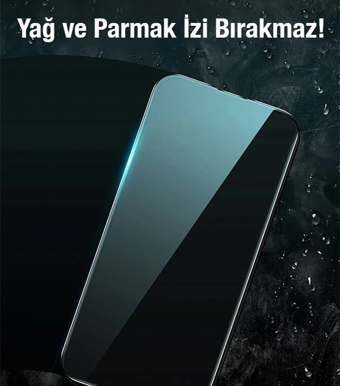 Baseus Crystal Serisi iPhone 15 Plus Full Koruma Tempered Cam Ekran Koruyucu-(5775) - Şeffaf 2