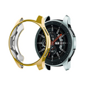 Ally Samsung Watch 42mm Lazer Kaplama Slim Silikon Bumber Kılıf-(5775) - Pembe