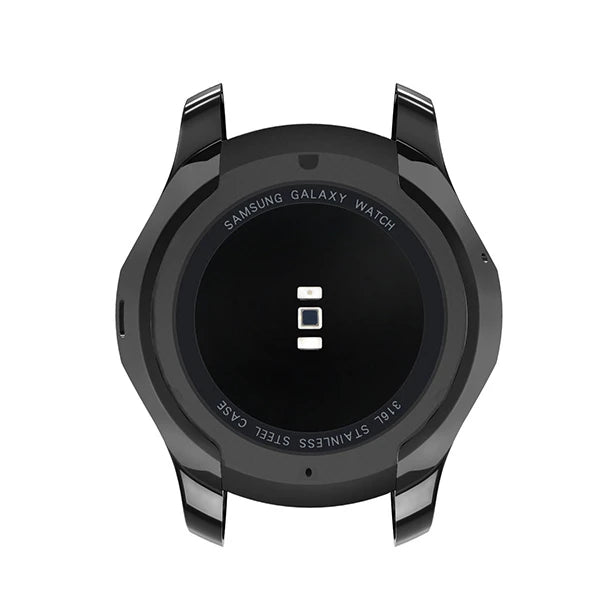 Ally Samsung Watch 42mm Lazer Kaplama Slim Silikon Bumber Kılıf-(5775) - Pembe