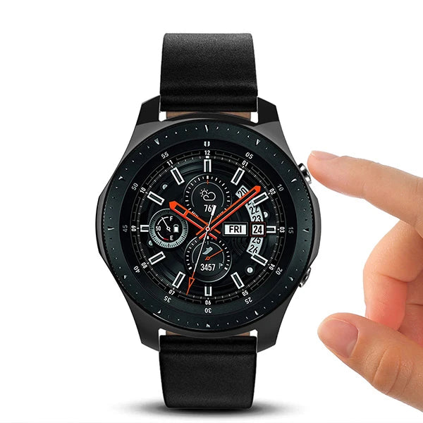 Ally Samsung Watch 42mm Lazer Kaplama Slim Silikon Bumber Kılıf-(5775) - Pembe