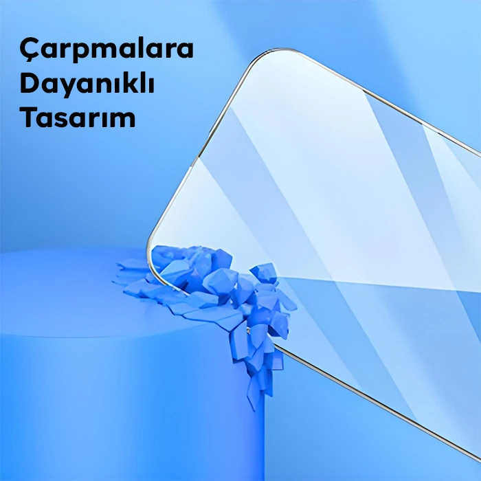 HOCO 9D iPhone 15 Pro Tempered Kırılmaz Cam Ekran Koruyucu-(5775) - Şeffaf 2