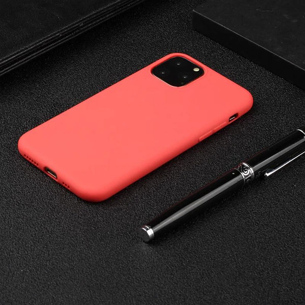 İPhone 11 Pro Max 6.5 inch  Ultra slim Soft Tpu Silikon Kılıf-(5775) - Lacivert