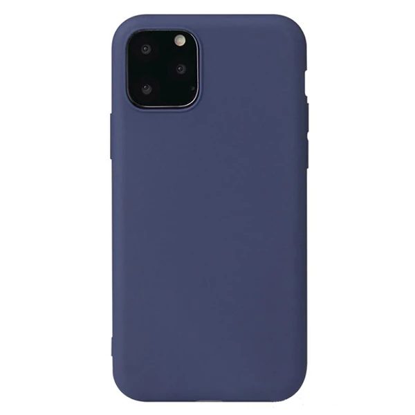 İPhone 11 Pro Max 6.5 inch  Ultra slim Soft Tpu Silikon Kılıf-(5775) - Lacivert