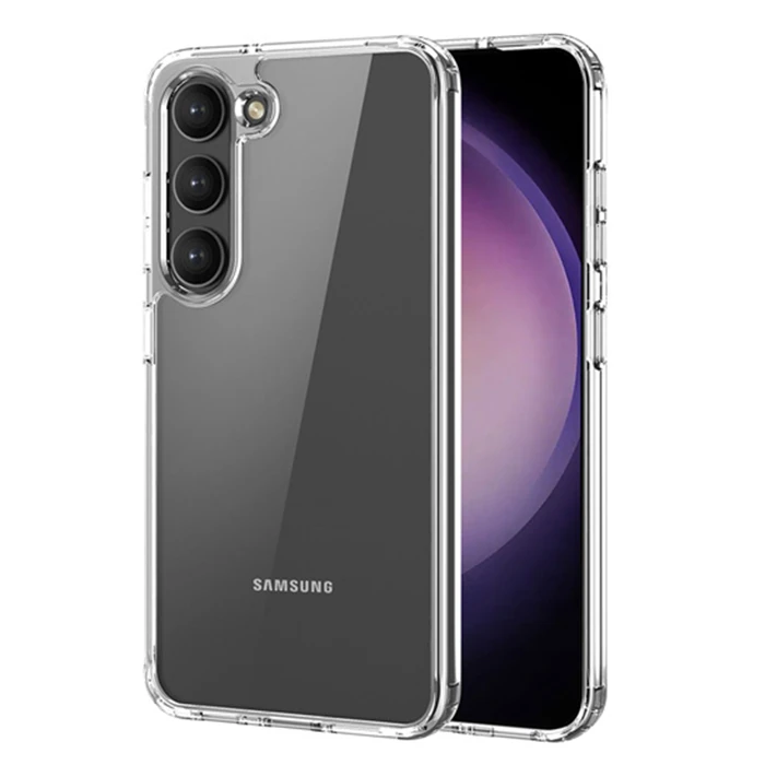 Dux Ducis SM Galaxy S23 Plus Clin Series Shockproof Şeffaf Silikon Kılıf-(5775) - Şeffaf 2