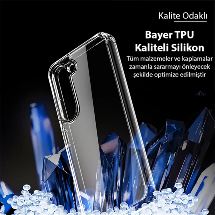 Dux Ducis SM Galaxy S23 Plus Clin Series Shockproof Şeffaf Silikon Kılıf-(5775) - Şeffaf 2