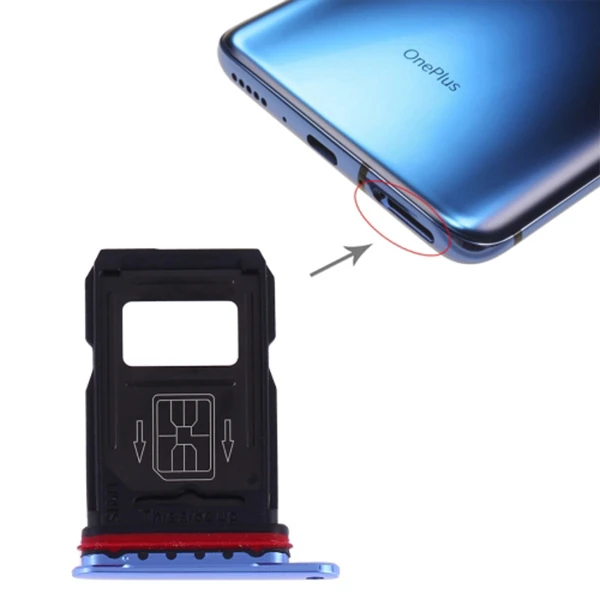 OnePlus 7 Pro Sim Kart Kapağı Tutucu Sim Yuvası-(5775) - Gold