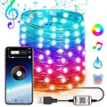 ALLY 10MT 100 LED RGB Bluetooth Telefonla Kontrol Edilen Usb Led Lamba İos-Android-(5775) - Çok Renkli