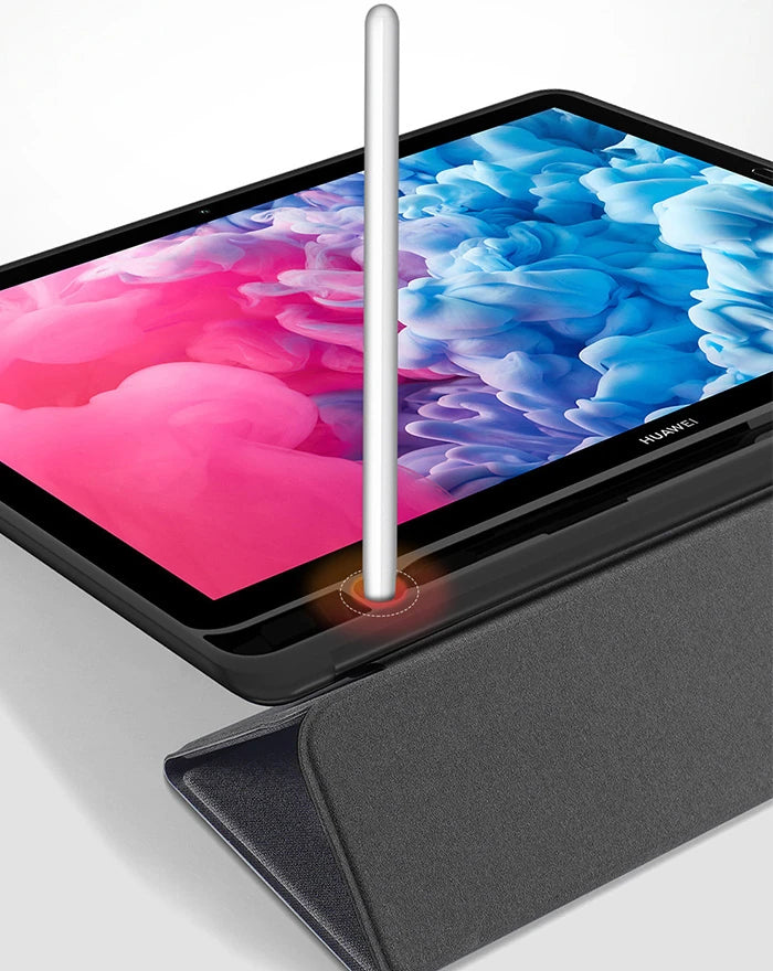 DUX DUCİS Huawei MatePad Pro 10.8 Kılıf Kalem Yerli Soft Tpu Mıknatıslı Domo Kılıf  MediaPad M6-(5775) - Mavi