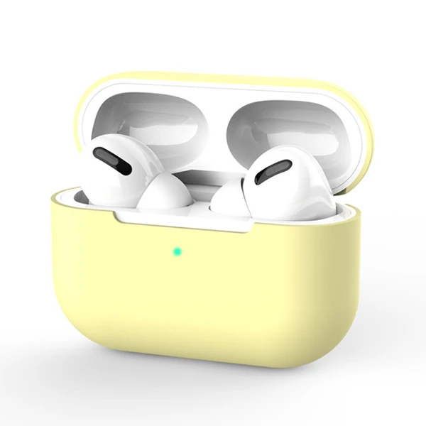 Ally Apple Airpods Pro İnce Slim Silikon Kılıf-(5775) - Açık Mor