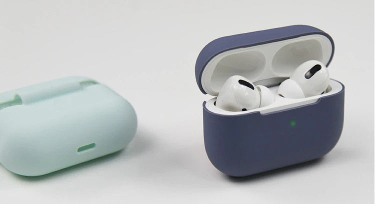 Ally Apple Airpods Pro İnce Slim Silikon Kılıf-(5775) - Açık Mor