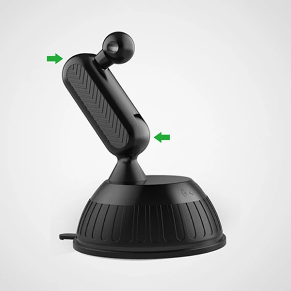 ALLY 208-Z Araç Torpido Uzeri 360 Dönerli Telefon Tutucu-(5775) - Siyah