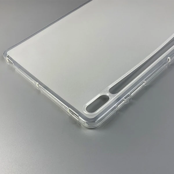 ALLY Galaxy Tab S8 Plus S7 Plus S7 FE T970 Ultra Koruma Silikon Kılıf-(5775) - Siyah