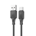 HOCO X101 Assistant USB to Type-C 3A Hızlı Şarj ve Data Kablosu-(5775) - Siyah