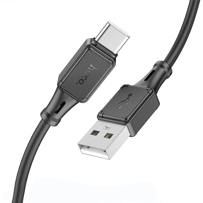 HOCO X101 Assistant USB to Type-C 3A Hızlı Şarj ve Data Kablosu-(5775) - Siyah
