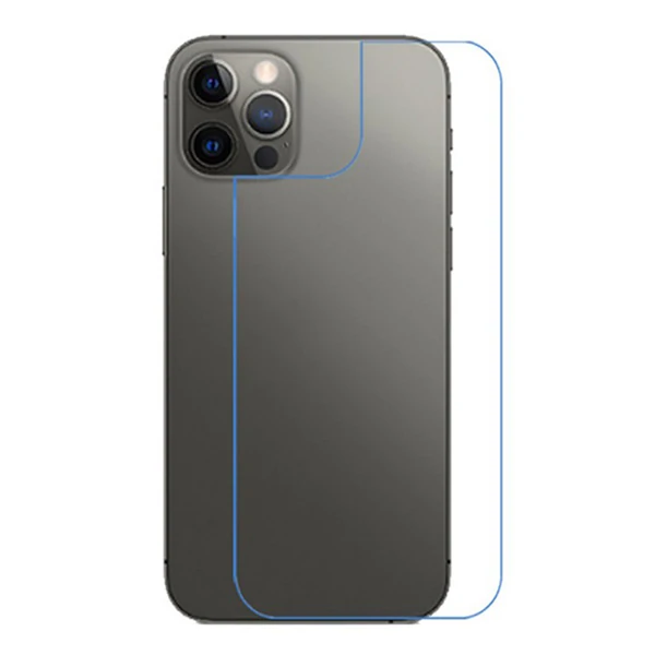 Ally İPhone 12/12 Pro 6.1 İnch Tempered Arka Kırılmaz Cam Koruyucu-(5775) - Şeffaf 2
