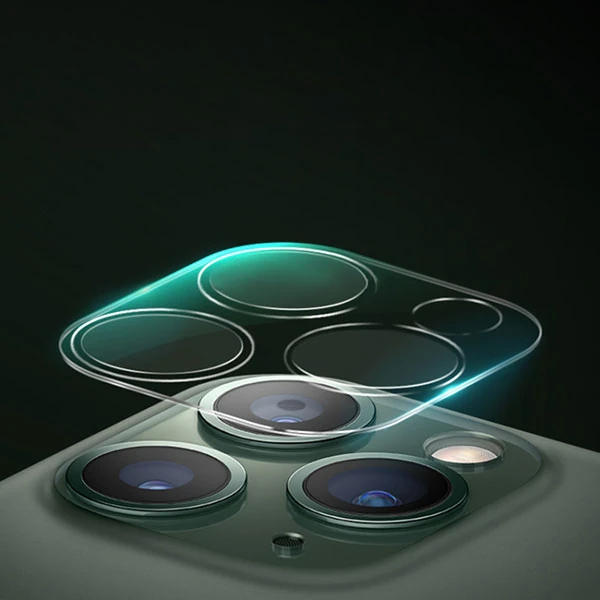 iPhone 12 6.1 Pro Full Tempered Kamera Koruyucu Kırılmaz Cam-(5775) - Şeffaf 2