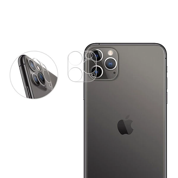 iPhone 12 6.1 Pro Full Tempered Kamera Koruyucu Kırılmaz Cam-(5775) - Şeffaf 2