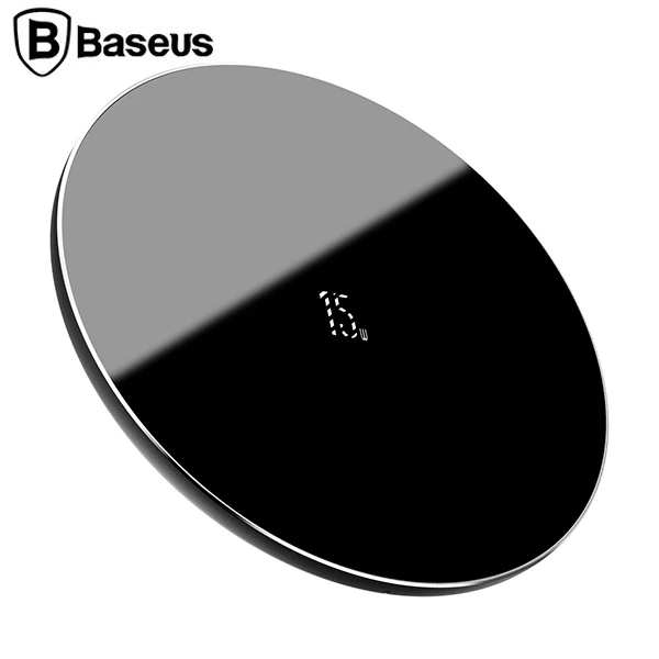 BASEUS Simple 15W Upgraded Version Wireless Kablosuz Şarj Cihazı-(5775) - Siyah