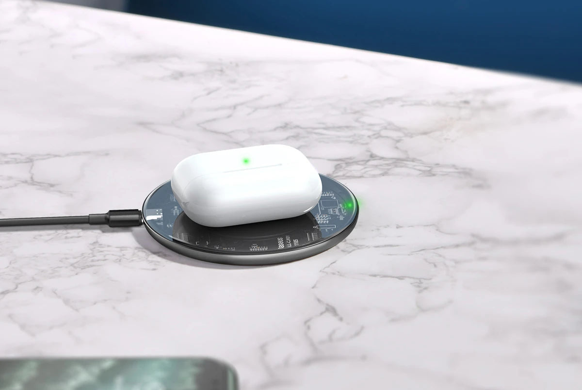 BASEUS Simple 15W Upgraded Version Wireless Kablosuz Şarj Cihazı-(5775) - Siyah