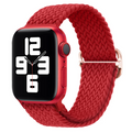 Ally Apple Watch 7-8 41mm 6-5-4 40mm Japon Tokalı Elastik Kayış Kordon 3-2-1 38mm-(5775) - Mavi