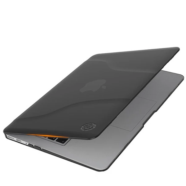 Ally Macbook Air 13 2018 A1932 Portatif Alt Üst Kılıf+çanta-(5775) - Gri